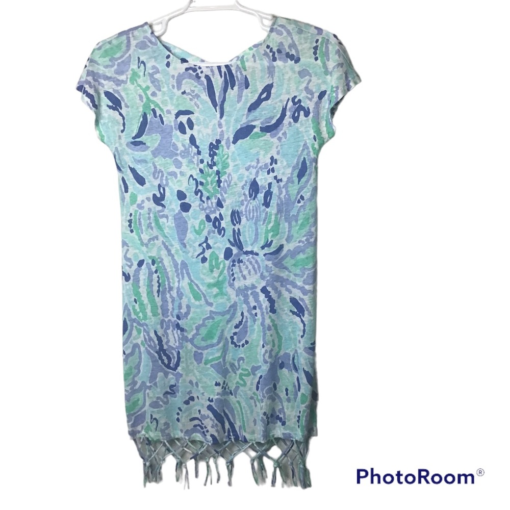 Lilly Pulitzer Beachcomber linen dress. XS
